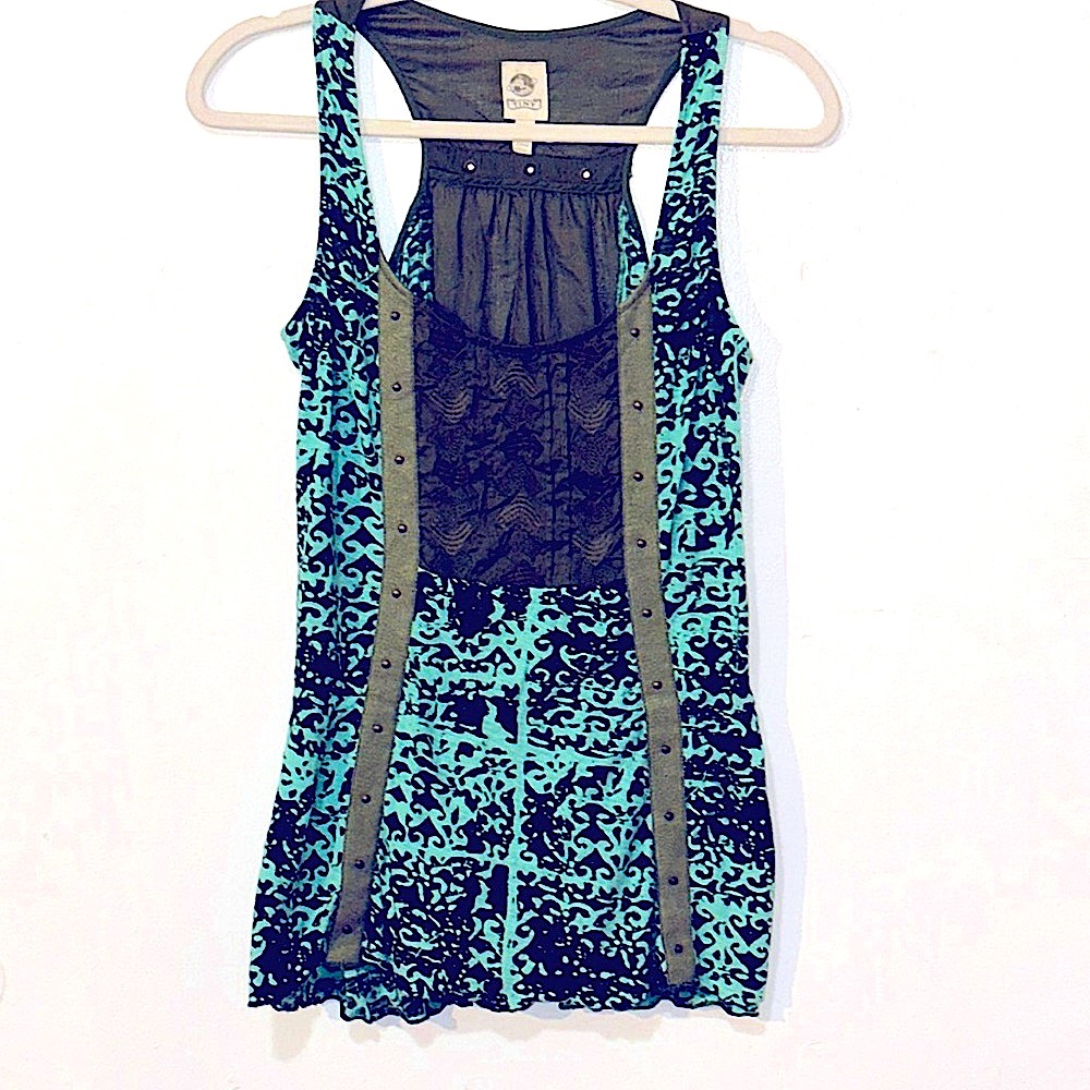 ANTHROPOLOGIE - TINY Sleeveless Embroidered Top